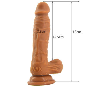 Realistic Strap-On Penis 18cm - Image 8