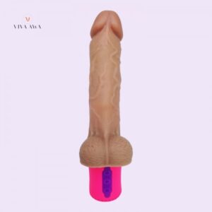 Telescopic Thrusting Vibrating Dildo 20cm - Image 2