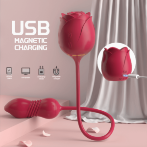 Sucking Flower 5 Rose Shaped Vibrator - Image 6