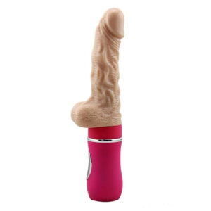 Telescopic Thrusting Vibrating Dildo 20cm - Image 1