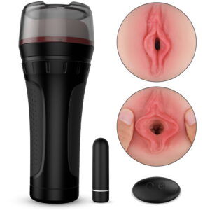 Hercules Flesh Light Remote Control Vibrator - Image 1