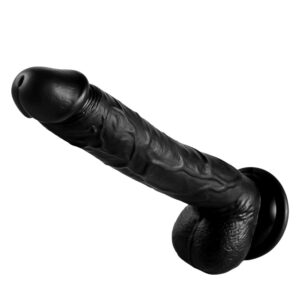 Optimus PVC dildo with balls and suction cup - Image 4