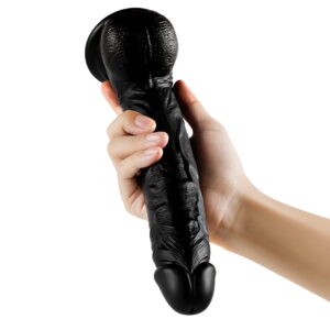 Optimus PVC dildo with balls and suction cup - Image 6