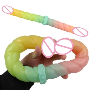 Rainbow Unicorn Double Ended Dildo - Image 12