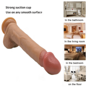 Telescopic & Vibrating Wireless Super Soft Dildo - Image 5