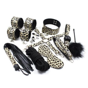 Luxury Leopard Print Bondage Kit - Image 1