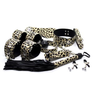 Luxury Leopard Print Bondage Kit - Image 3