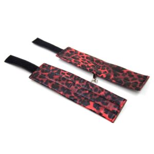 Scarlet Seduction Red Leopard Print BDSM Set - Image 5