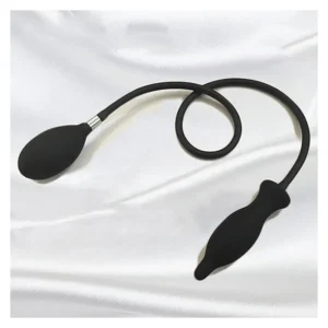 Inflatable Anal Plug Silicone Black - Image 4