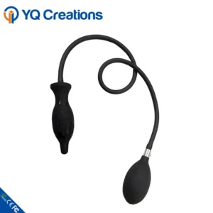 Inflatable Anal Plug Silicone Black - Image 6