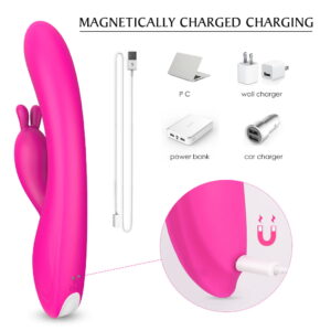 Candy Rabbit Vibrator with G Spot Head - Image 4