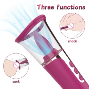 3-in-1 Clit Vagina Pump Vibrator for Women - Image 4