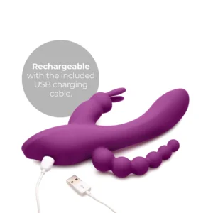 Joker 3 in 1 G-Spot Rabbit Vibrator - Image 7