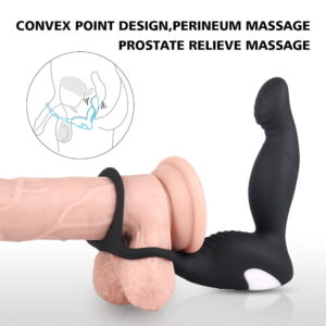 Men's Prostate Vibrator & Cock Ring - Image 6