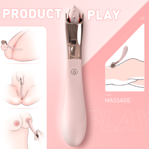 ROLL IT TWO IN ONE SENSATIONAL PINWHEEL VIBRATOR - Image 2