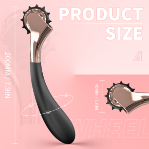 ROLL IT TWO IN ONE SENSATIONAL PINWHEEL VIBRATOR - Image 4