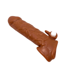 Silicone Vibrating Penis Sleeve - Image 3