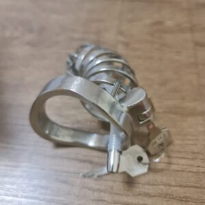 Elegance Lock Metal Penis Chastity Cage - Image 11