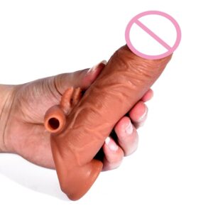 Classic Liquid Silicone Penis Sleeve 12 cm - Image 2