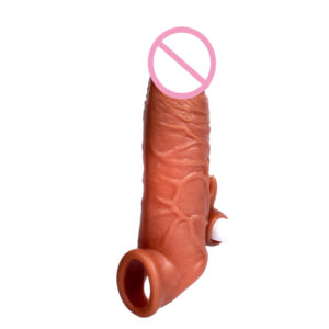 Classic Liquid Silicone Penis Sleeve 12 cm - Image 3