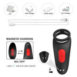 Men's Prostate Vibrator & Cock Ring - Image 2