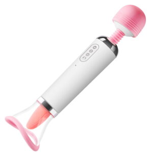 Lollipop Double Ended Vibrator with Tongue - Image 1