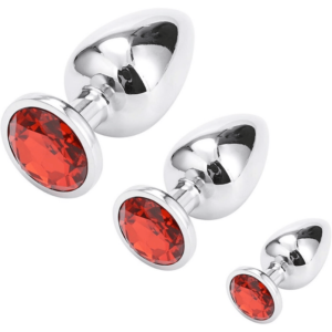 Interchangeable 3 Set Metal B Plug Cock Ring - Image 5