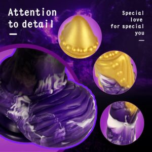 Dragon Black-Red or Gold-Purple-White Thick Dildo with layers - Your Angry Monster Dick - Image 15