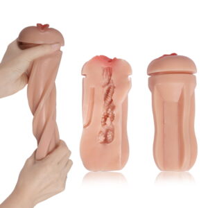 Ultra Soft Stroker Flesh Light Vibrating - Image 3