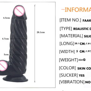 7.87inch Double layer Female Silicone Dildo - Image 4