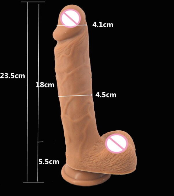 2020082513051195 9.1 inch Double Layer Tender Dildo