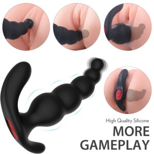 Audacious Prostate Vibrator Remote Controlled Butt Plug - Image 2