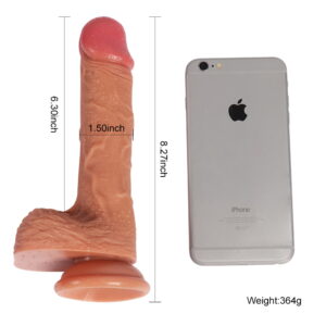 8.26 Inch Vixen Dildo Dual Layer Silicone - Image 2