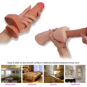 8.26 Inch Vixen Dildo Dual Layer Silicone - Image 4