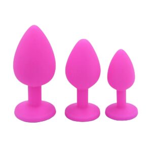 Silicone Jeweled Butt Plug - Image 6