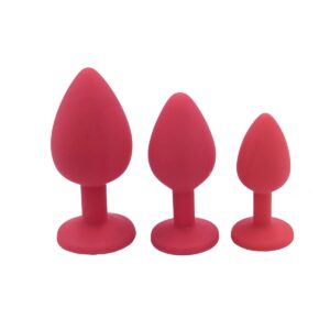 Silicone Jeweled Butt Plug - Image 7
