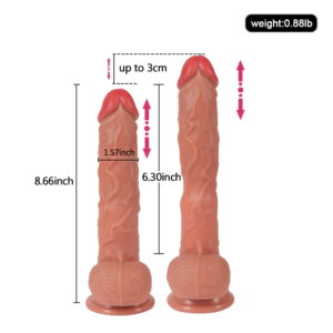 9Inch Harlan Swaying & Vibrating dildo, Wireless - Image 4