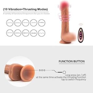 Swaying & Vibrating Wireless Dildo 21 cm - Image 4