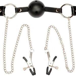 Nips N All - Gag with Nipple Clamps - Image 7