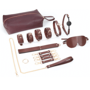 Brown Leather BDSM Collection - Image 12