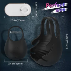 Men Balls Nest Vibrator Cock Ring - Image 4