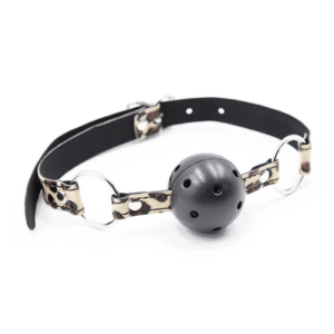 Leopard Print Ball Gag - Image 3