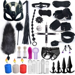 BDSM beginner set black 33pcs