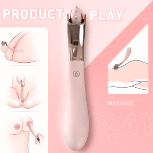 ROLL IT TWO IN ONE SENSATIONAL PINWHEEL VIBRATOR - Image 2