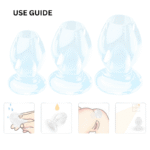 Gape Kings Transparent Hole Stretcher 3 Pack