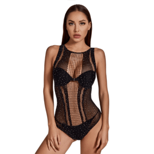 Sensual Bliss Lace Bodysuit Lingerie Set - Image 3