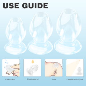 Gape Kings Transparent Hole Stretcher 3 Pack - Image 9