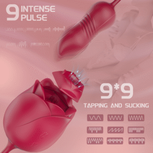 Sucking Flower 5 Rose Shaped Vibrator - Image 4