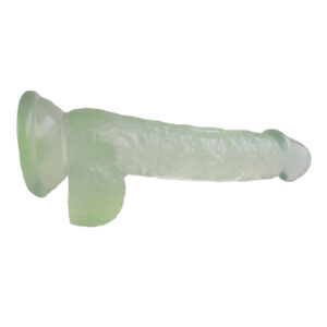 Jelly Dildo - Transparent, Flexible and Thick 13 cm - Image 4