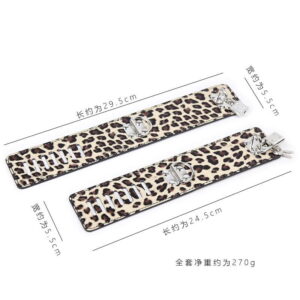 Luxury Leopard Print Bondage Kit - Image 4